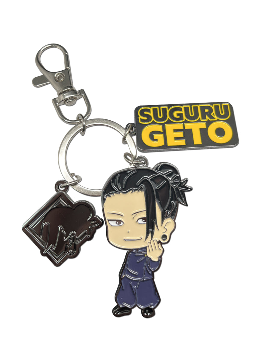 JUJUTSU KAISEN S2 - SUGURU GETO WITH ICON THREE CHARM KEYCHAIN