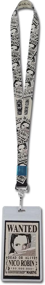 ONE PIECE - ROBIN WANTED POSTER STYLE #1 LANYARD - Great Eastern Entertainment