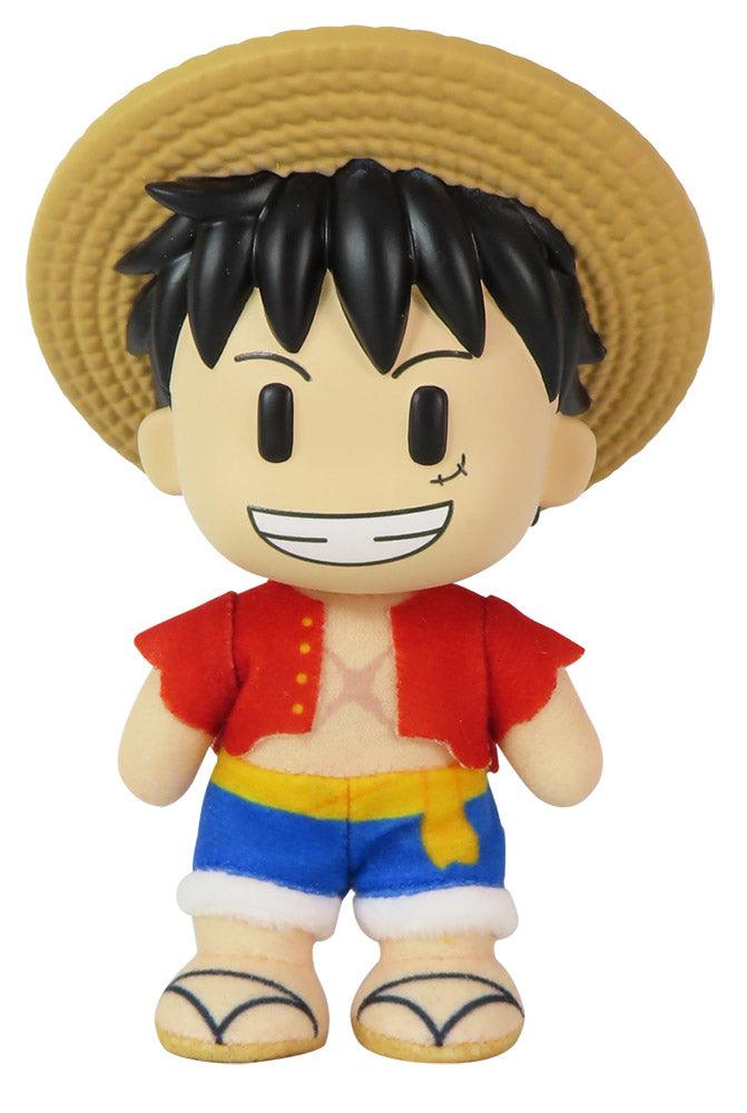 ONE PIECE - LUFFY AFTER 2 YEARS PLASTIC HEAD MOVABLE VER PLUSH 4.5"H - Great Eastern Entertainment