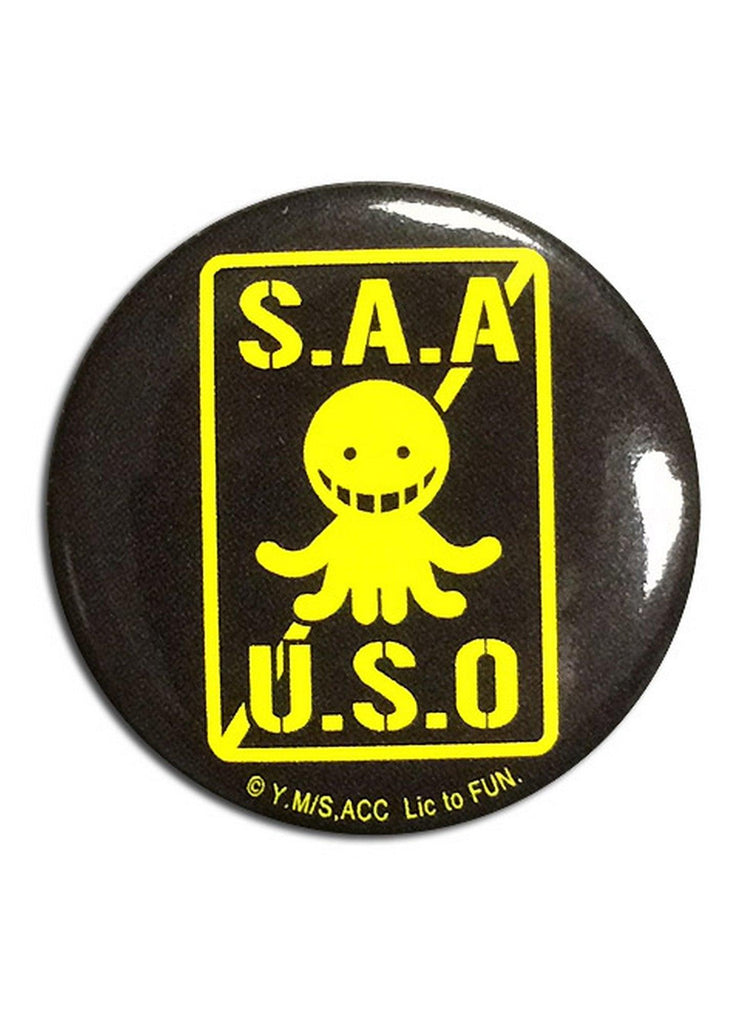 Assassination Classroom - S.A.A.U.S.O. Button - Great Eastern Entertainment