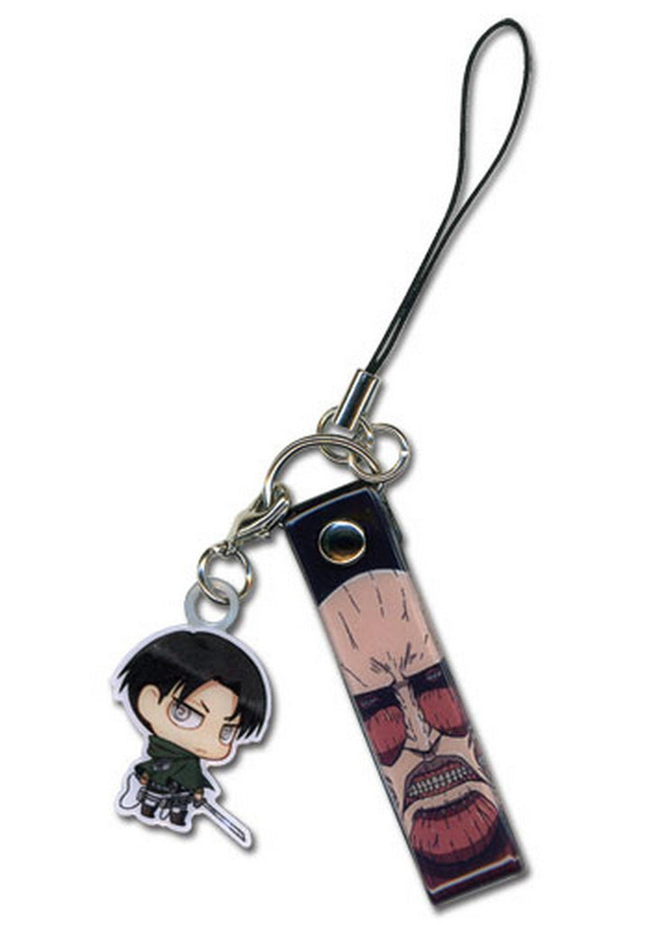 Attack on Titan - Levi Ackerman SD Metal Cell Phone Charm - Great Eastern Entertainment
