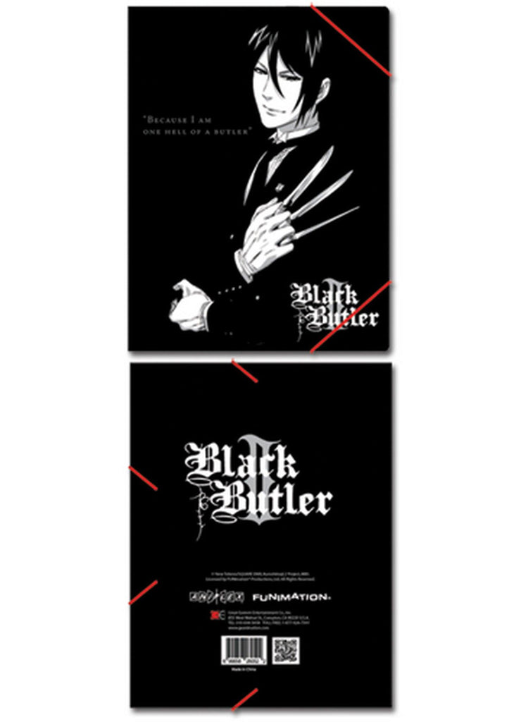 Black Butler 2 - Sebastian Michaelis Elastic Band PP Document Folder - Great Eastern Entertainment