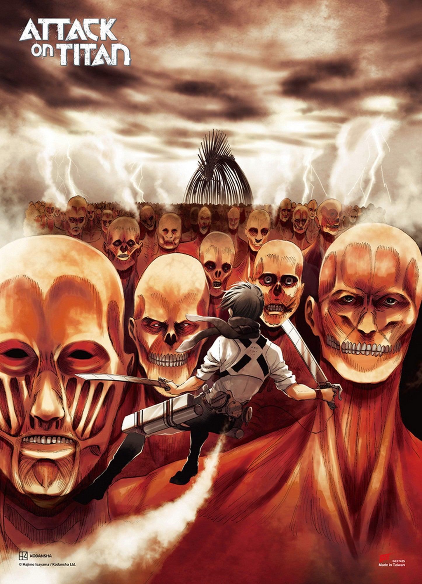 Attack On Titan Manga - Cover Art #31 Wall Scroll – Great Eastern