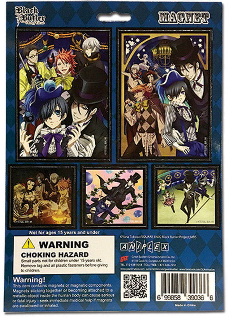 Black Butler Book Of Circus - Magnet Collection - Great Eastern Entertainment