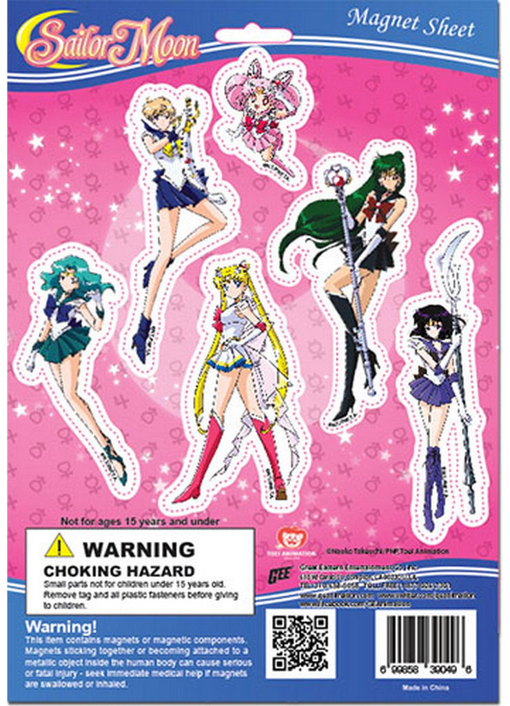 Sailor Moon S - Outer Senshi Group Magnet Sheet Set - Great Eastern Entertainment