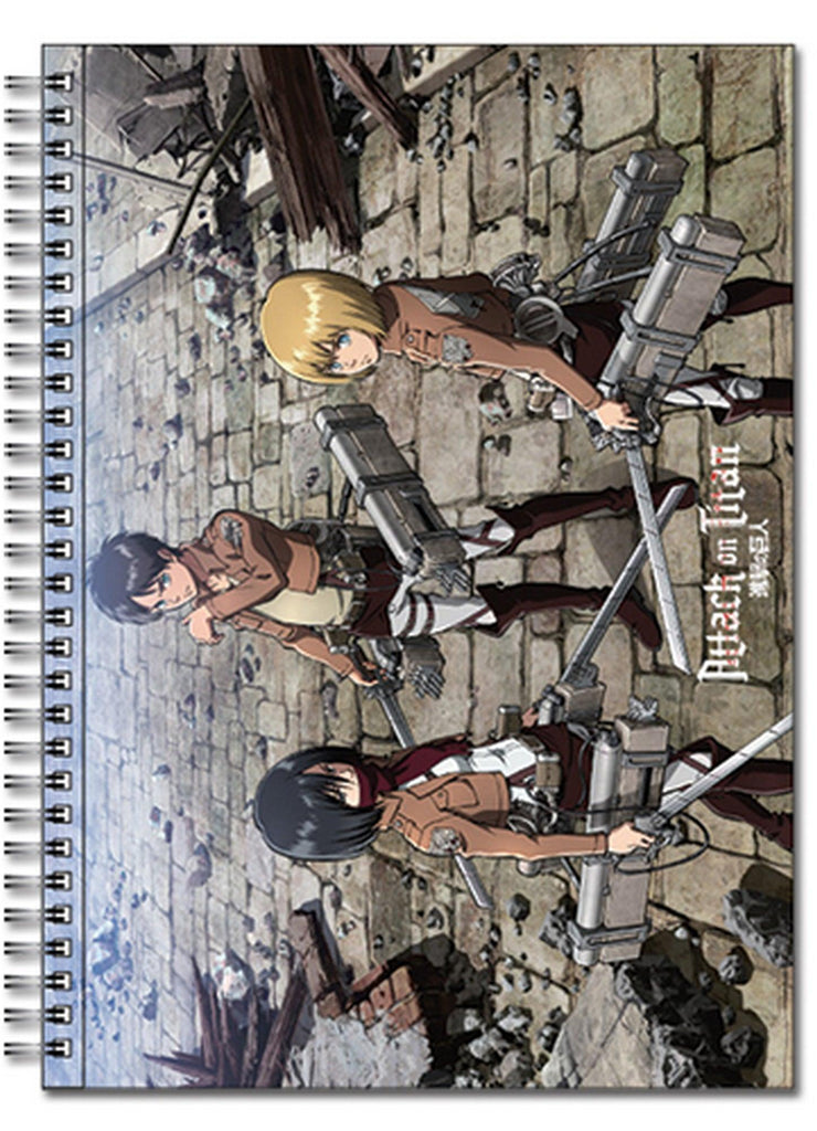 Attack on Titan - Main 3 Spiral Notebook - Great Eastern Entertainment