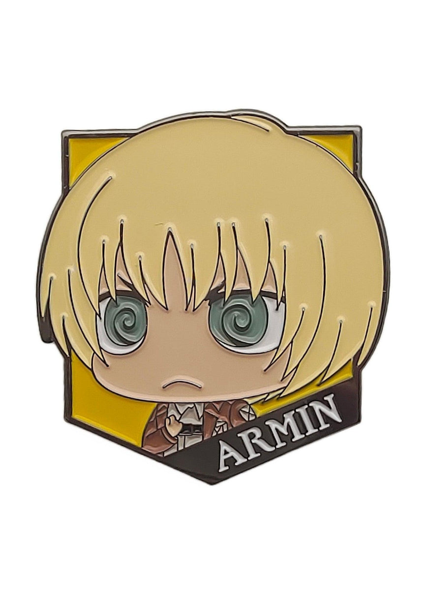Attack On Titan - Armin Arlet SD Shield Pin – Great Eastern