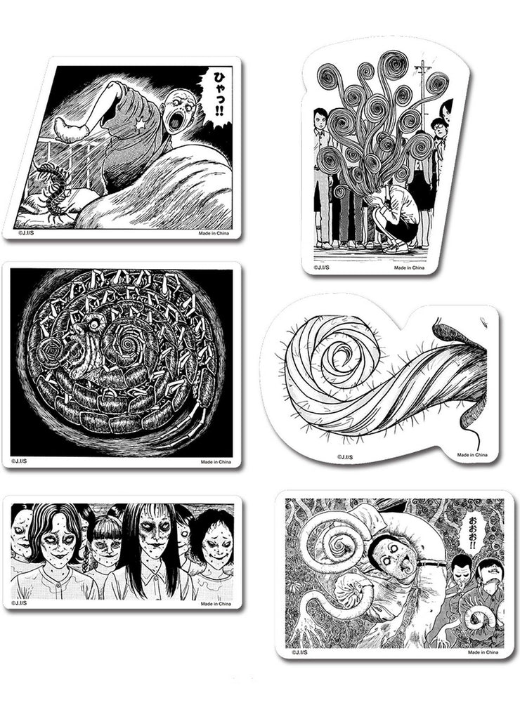 Junji Ito's Uzumaki - Group #A Die-Cut Sticker Set