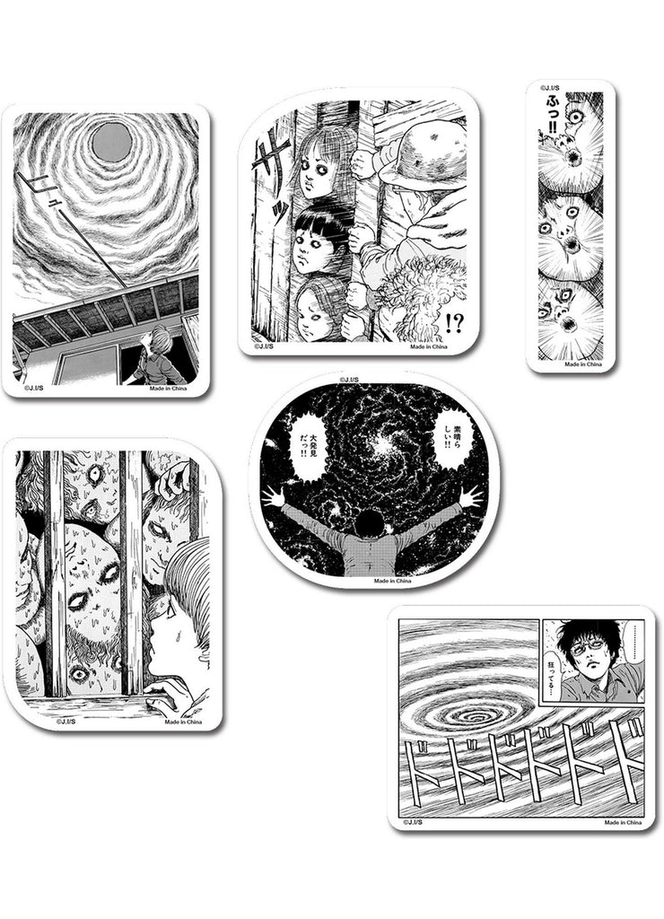 Junji Ito's Uzumaki - Group #B Die-Cut Sticker Set