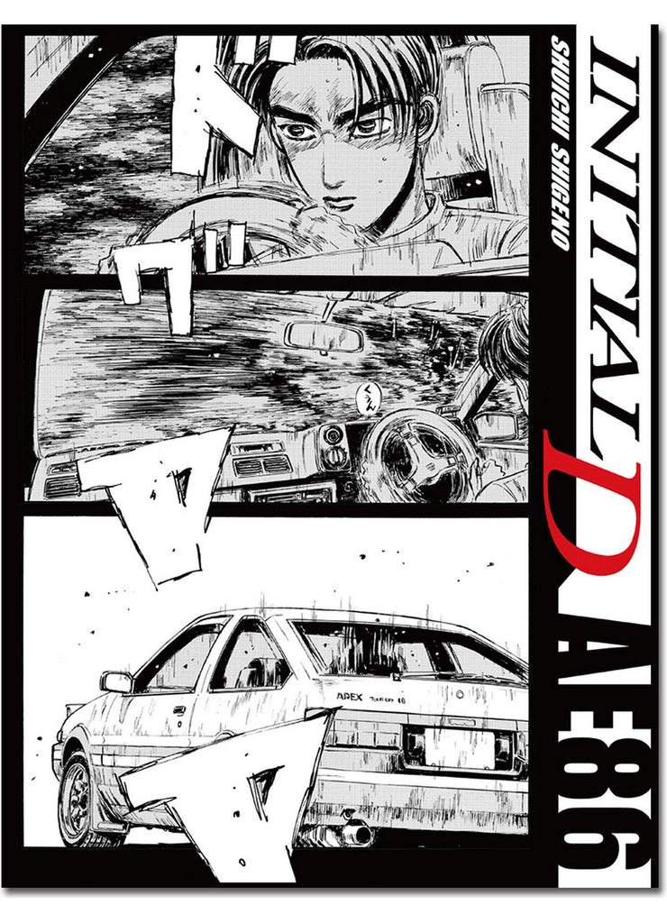 Initial D (Manga) - Takumi Fujiwara (Manga) Screenshot Throw Blanket