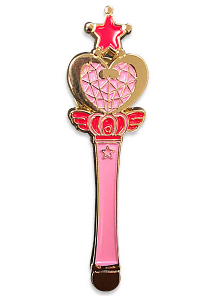Sailor Moon S - Pink Moon Rod Single Enamel Pin - Great Eastern Entertainment