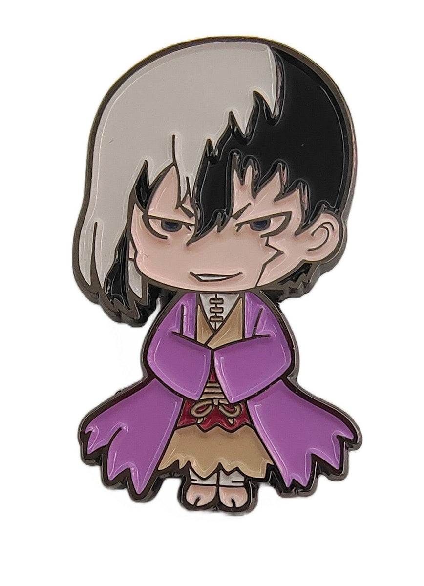 Dr. Stone - Gen Asagiri SD Pin – Great Eastern Entertainment