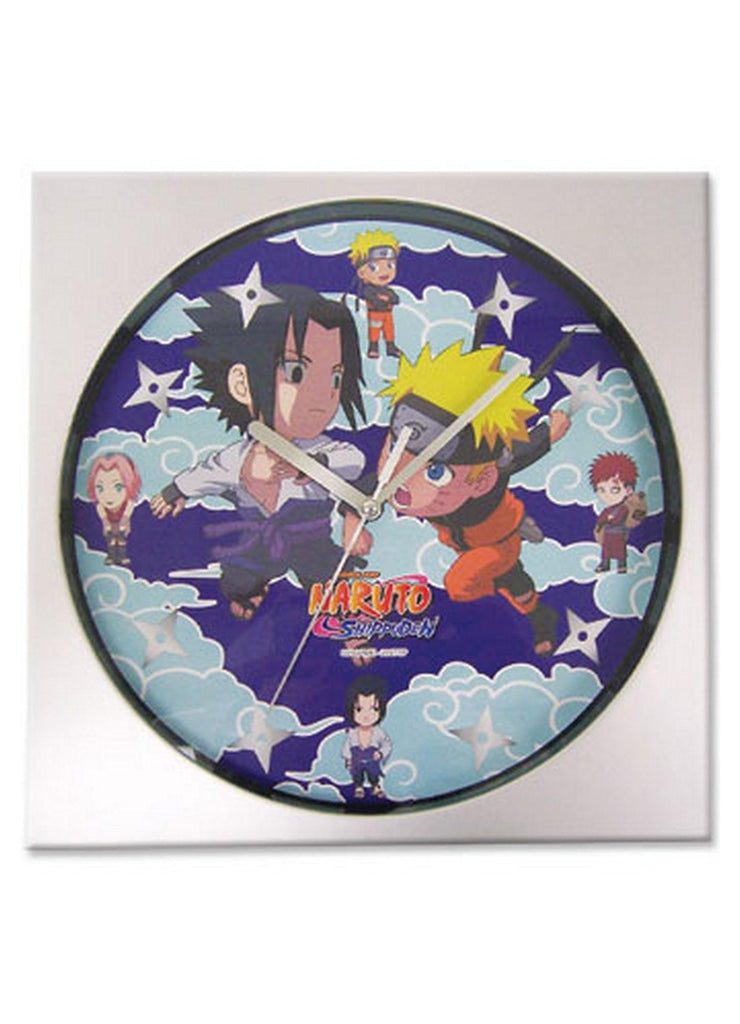 Naruto Shippuden - SD Characters Wall Clock - Great Eastern Entertainment