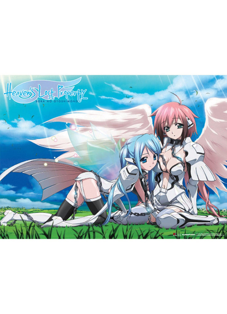Heaven's Lost Property - Ikaros & Nymph Fabric Poster - Great Eastern Entertainment