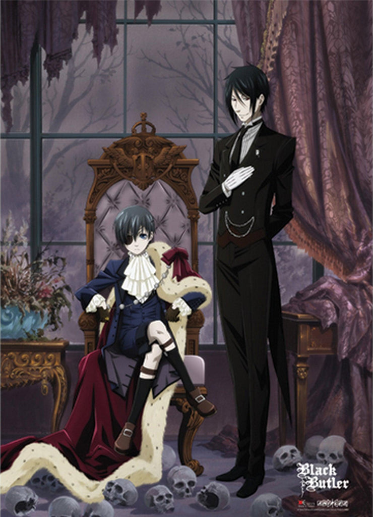 Black Butler - Ciel Phantomhive With Cloak Fabric Poster - Great Eastern Entertainment