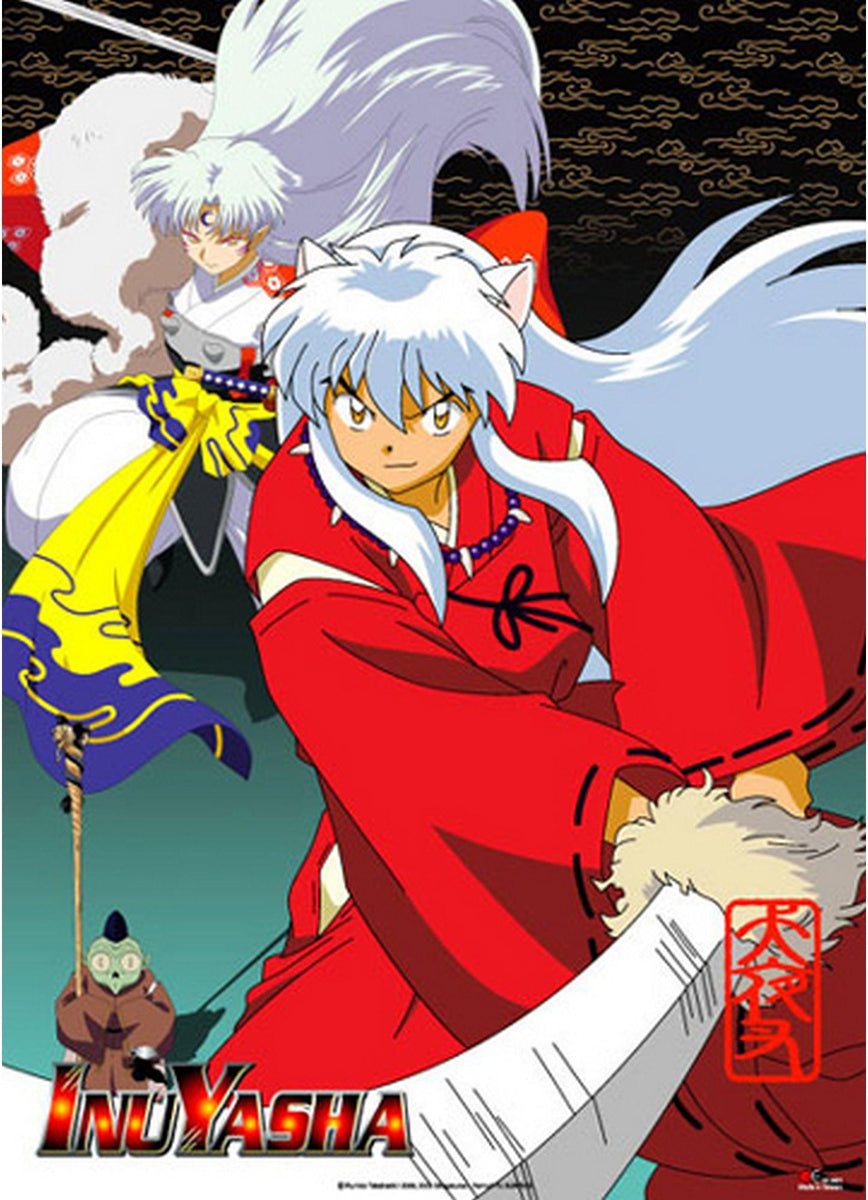 Inuyasha Inuyasha Sesshomaru Group Fabric Poster – Great