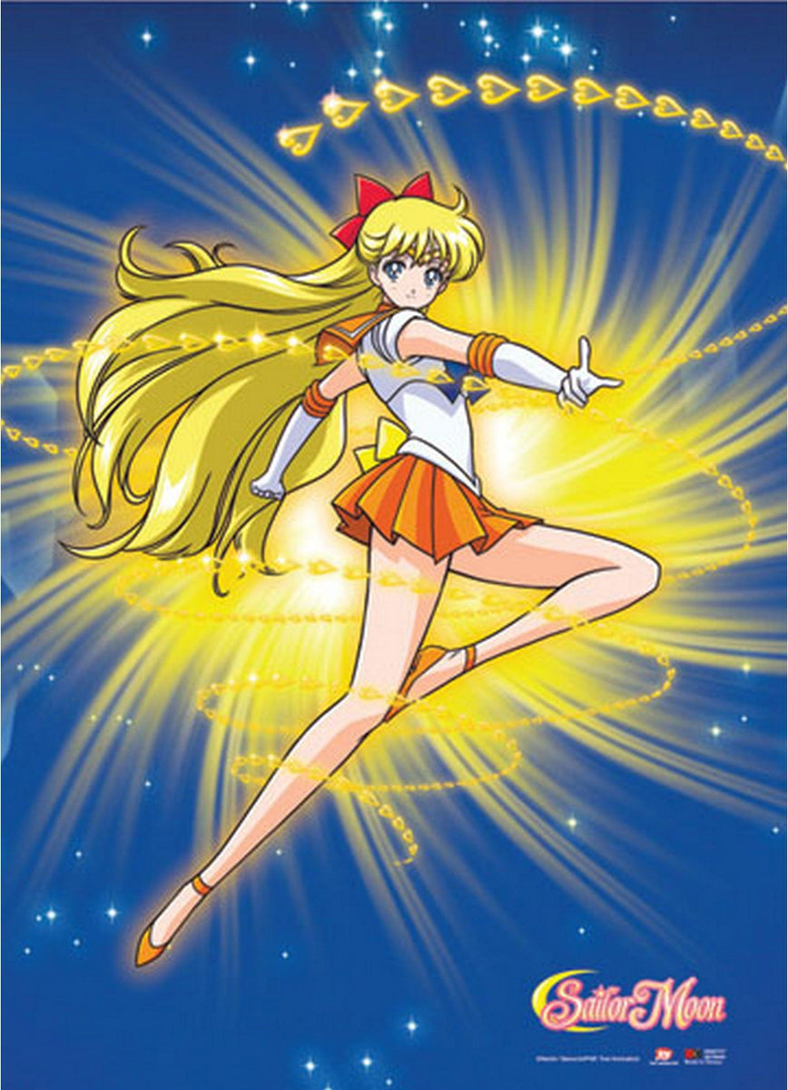 Sailor Moon - Sailor Venus Fabric Poster – Great Eastern Entertainment