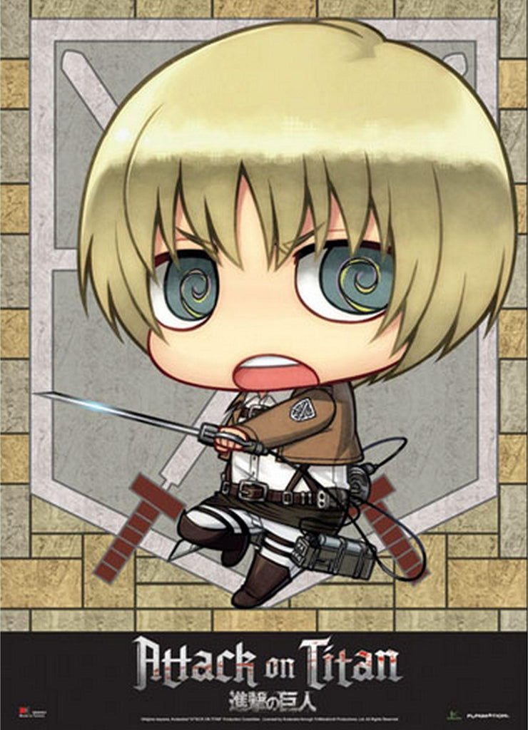 Attack on Titan - SD Armin Arlet Fabric Poster - Great Eastern Entertainment