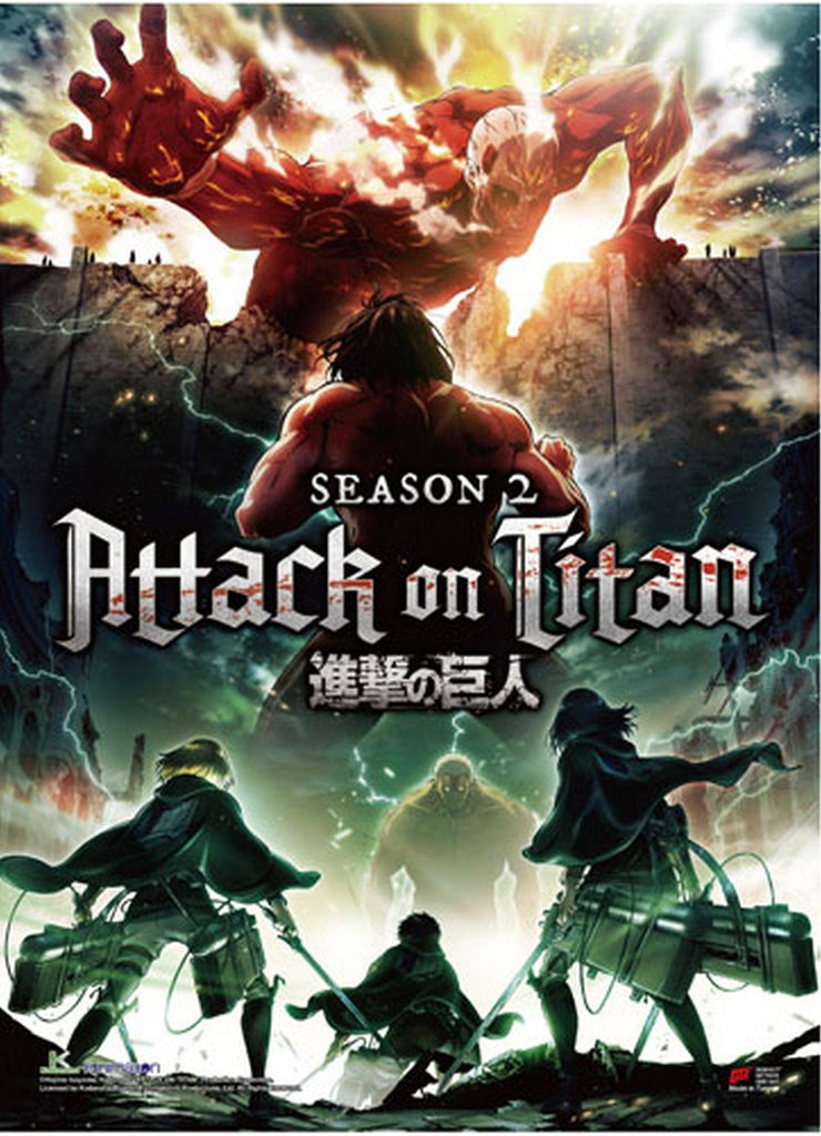 Attack on Titan Season 2 - Key Art Fabric Poster - Great Eastern Entertainment
