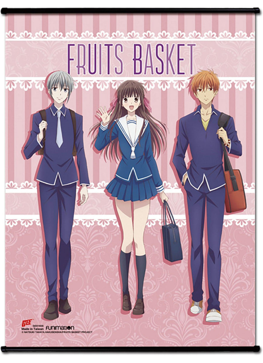Fruits Basket Character SS Wall Scroll 18.5"W x 25.2"H Great