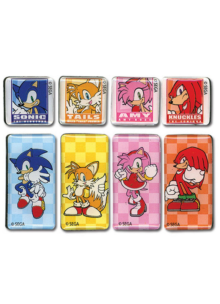 Sonic The Hedgehog Sonic & Friends Magnet Set