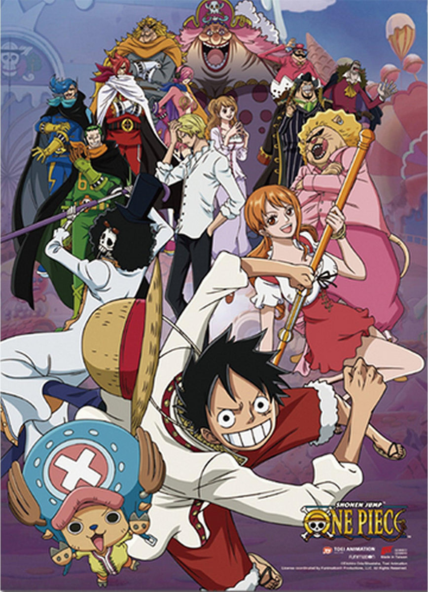 One Piece - Whole Cake Island Group 1 Wall Scroll – Great Eastern