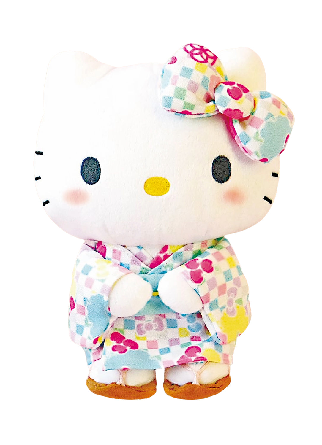 SANRIO - HELLO KITTY 8 IN STANDING PLUSH PASTEL YUKATA KT