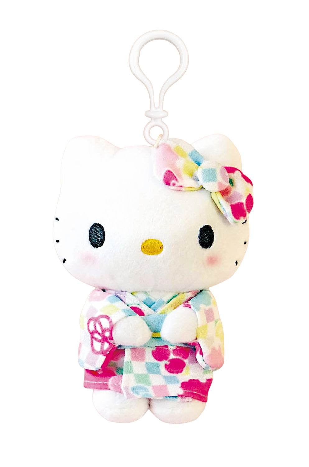 SANRIO - HELLO KITTY MASCOT CLIP ON PASTEL YUKATA KT