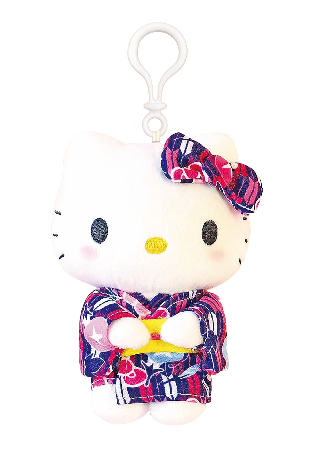 SANRIO - HELLO KITTY MASCOT CLIP ON MORNING GLORY YUKATA KT