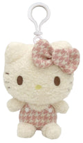 SANRIO - HELLO KITTY MASCOT CLIP ON KT HOUNDSTOOTH