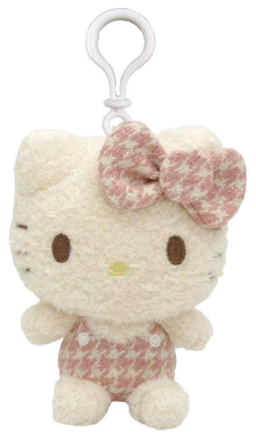 SANRIO - HELLO KITTY MASCOT CLIP ON KT HOUNDSTOOTH
