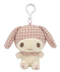 SANRIO - MY MELODY MASCOT CLIP ON MM HOUNDSTOOTH
