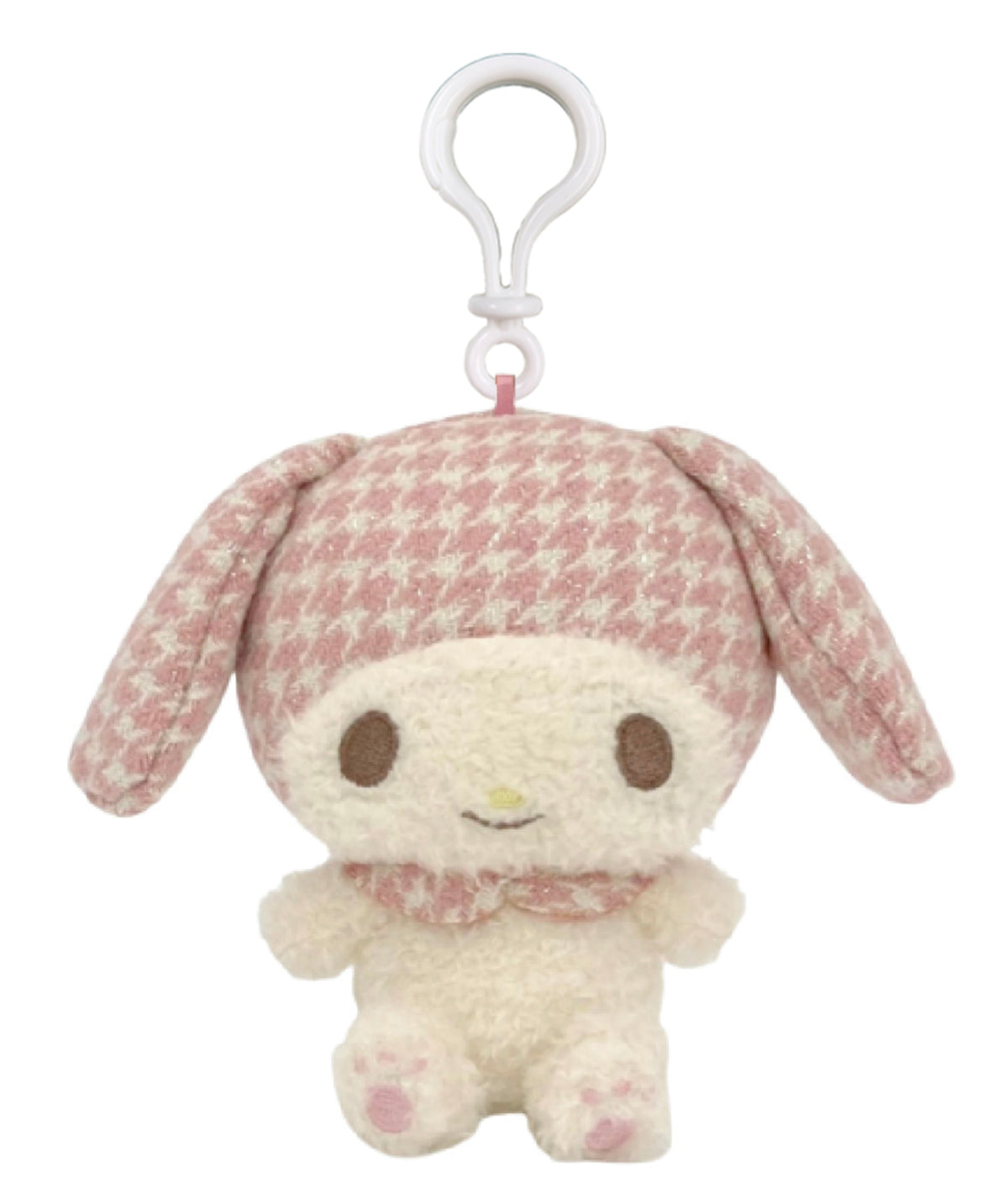 SANRIO - MY MELODY MASCOT CLIP ON MM HOUNDSTOOTH