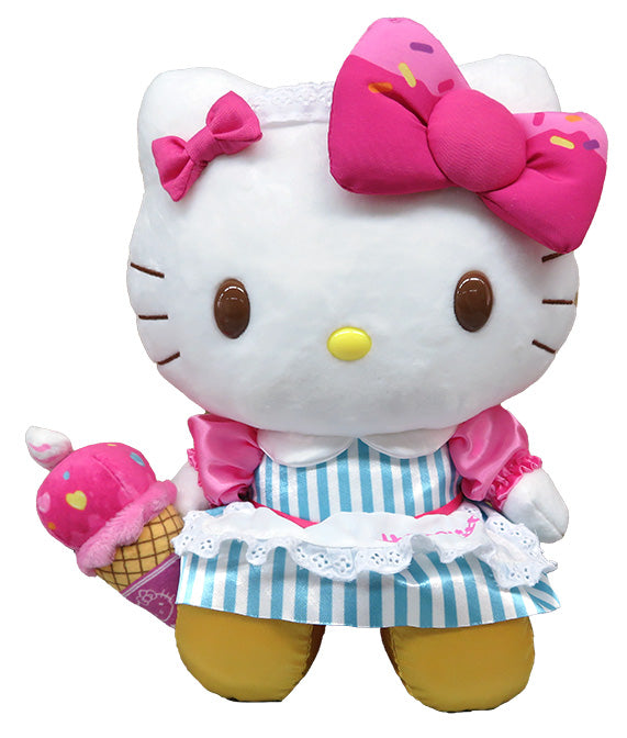 SANRIO - HELLO KITTY  10 IN PLUSH ICE CREAM KT