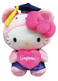 SANRIO - HELLO KITTY 10 IN PLUSH PINK BEAR GRADUATION KT
