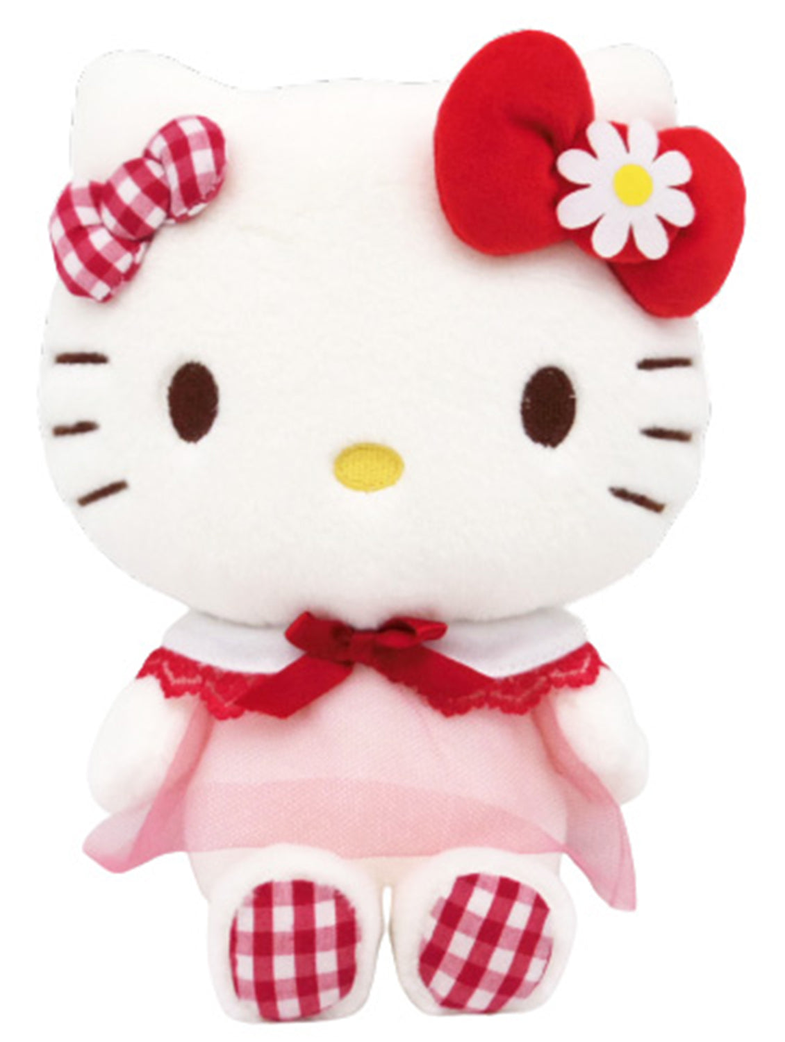 SANRIO - HELLO KITTY 9 IN PLUSH W/WING GINGHAM KT