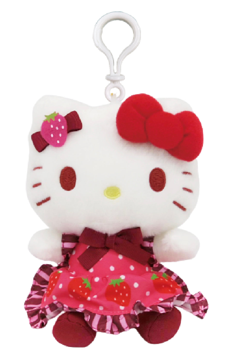 SANRIO - HELLO KITTY MASCOT CLIP ON CHOCOLATE & STRAWBERRY KT