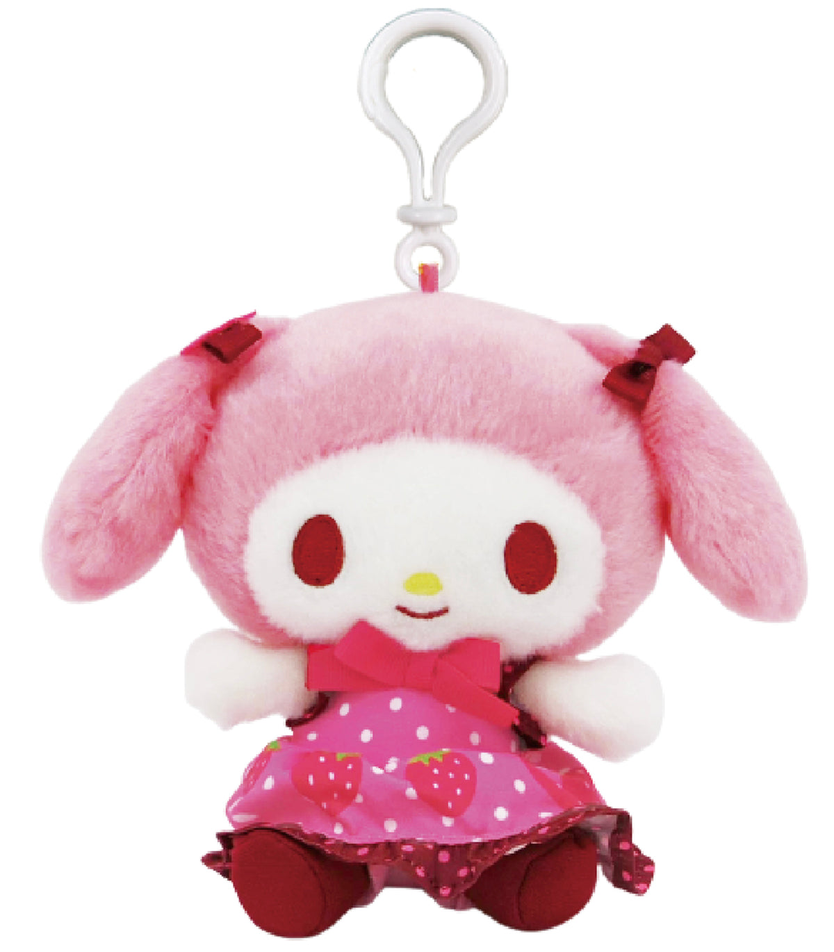 SANRIO - MY MELODY MASCOT CLIP ON CHOCOLATE & STRAWBERRY MM