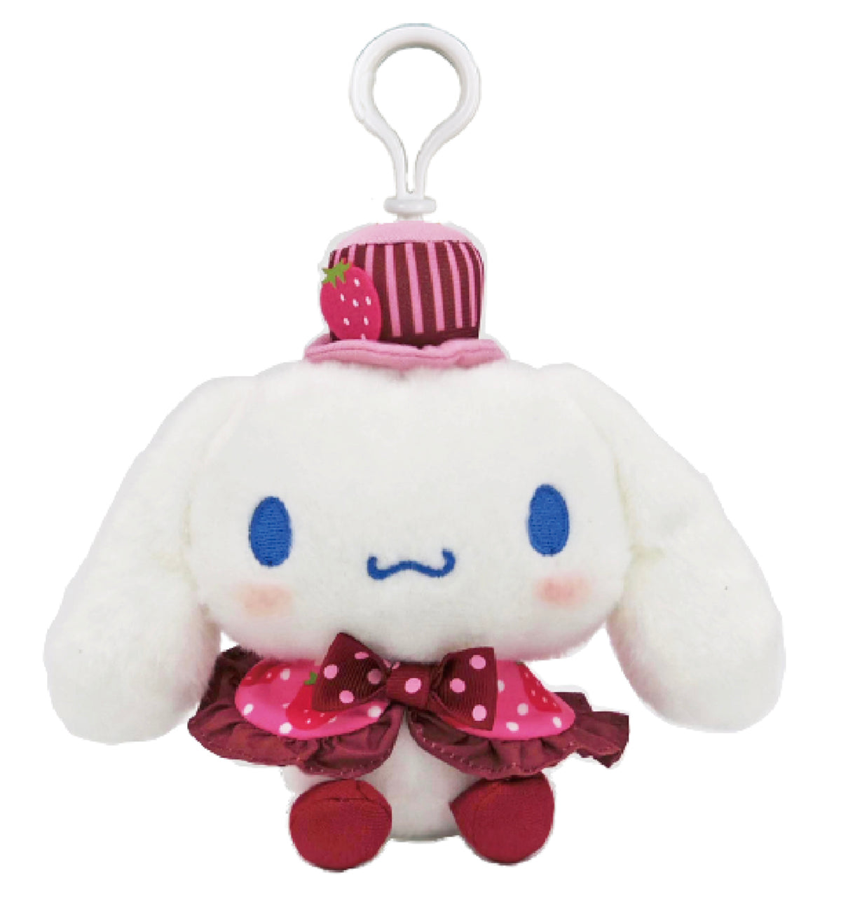 SANRIO - CINNAMOROLL MASCOT CLIP ON CHOCOLATE & STRAWBERRY CN
