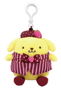 SANRIO - POMPOMPURIN MASCOT CLIP ON CHOCOLATE & STRAWBERRY PN