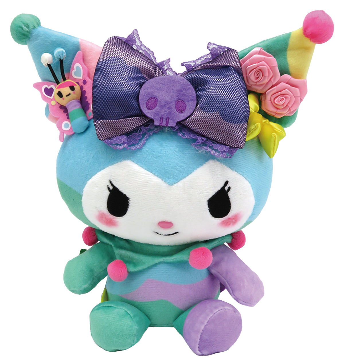 SANRIO - KUROMI 8 IN PLUSH BLACK RIBBON TOKIDOKI KU