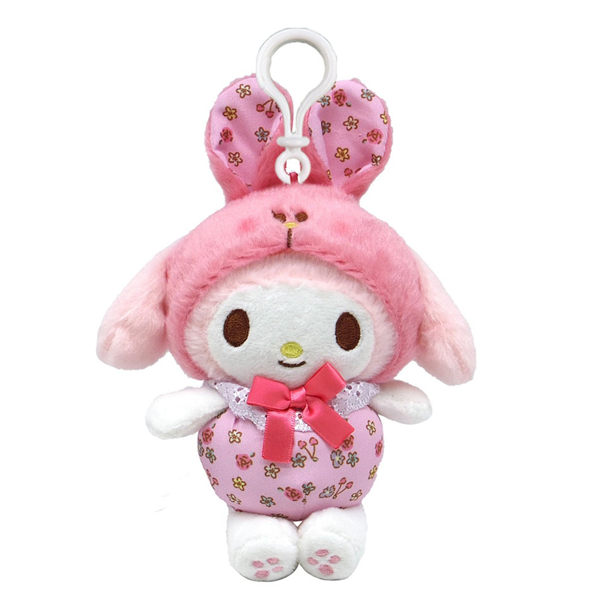 SANRIO - MY MELODY MASCOT CLIP ON FLOWER BUNNY MM