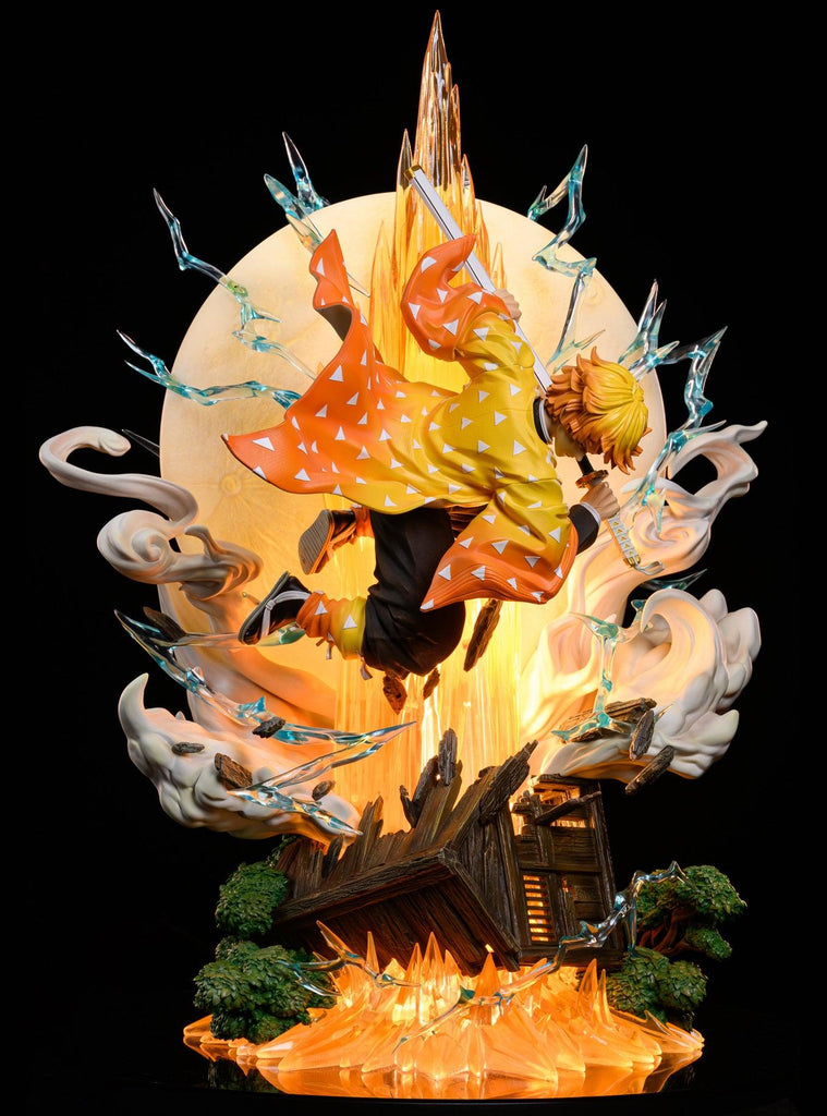 Demon Slayer - Zenitsu Agatsuma Statue 15.8"H - Great Eastern Entertainment