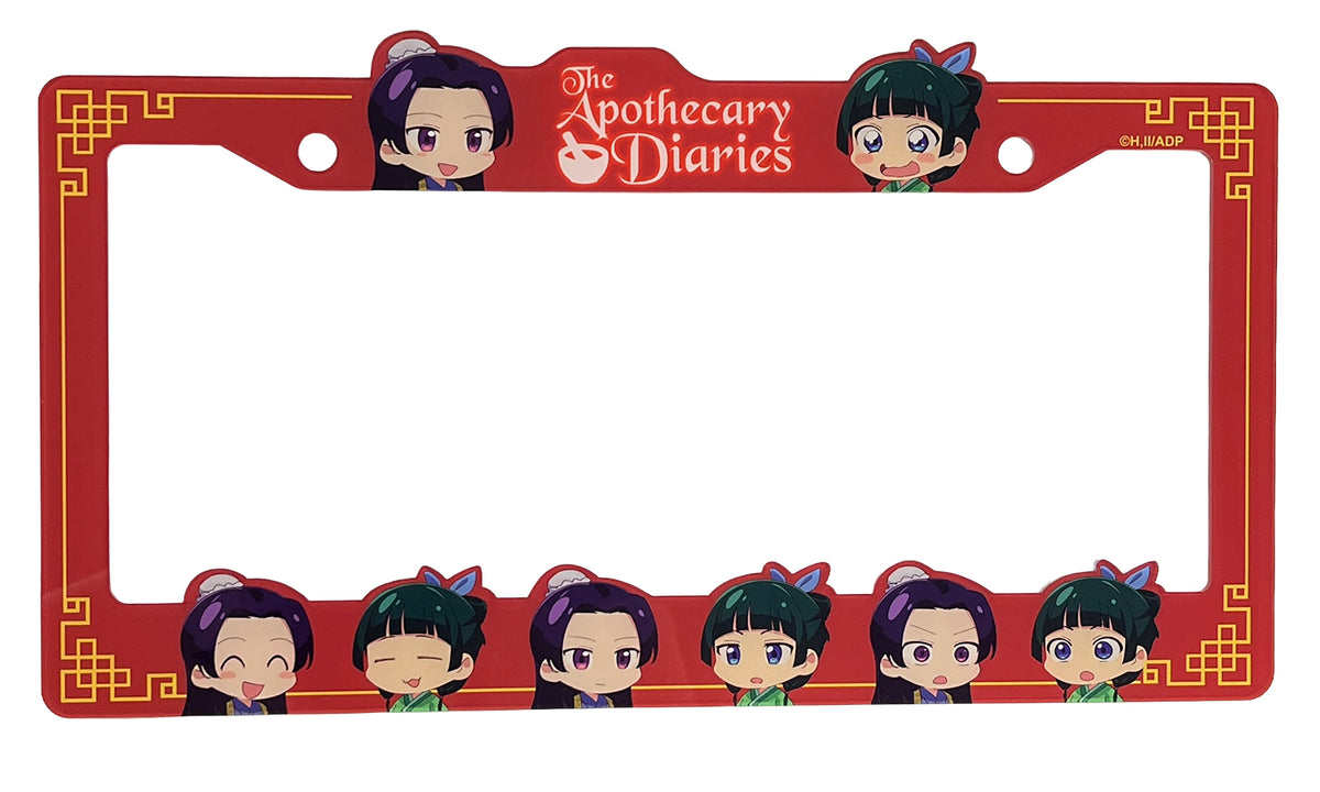 THE APOTHECARY DIARIES S1 - SD MAOMAO AND JINSHI LICENSE PLATE FRAME