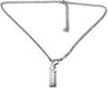 TRIGUN STAMPEDE - VASH GUN 3D SCULPTED METAL NECKLACE