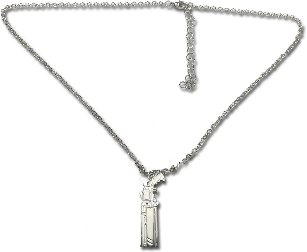 TRIGUN STAMPEDE - VASH GUN 3D SCULPTED METAL NECKLACE