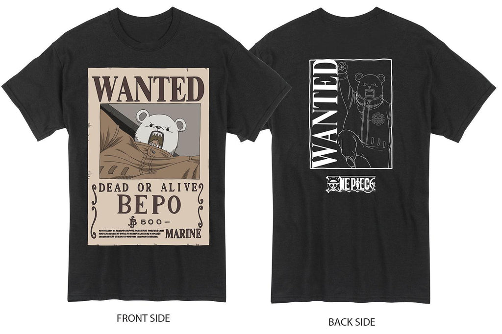 ONE PIECE - WANTED POSTER BEPO T-SHIRT - Great Eastern Entertainment