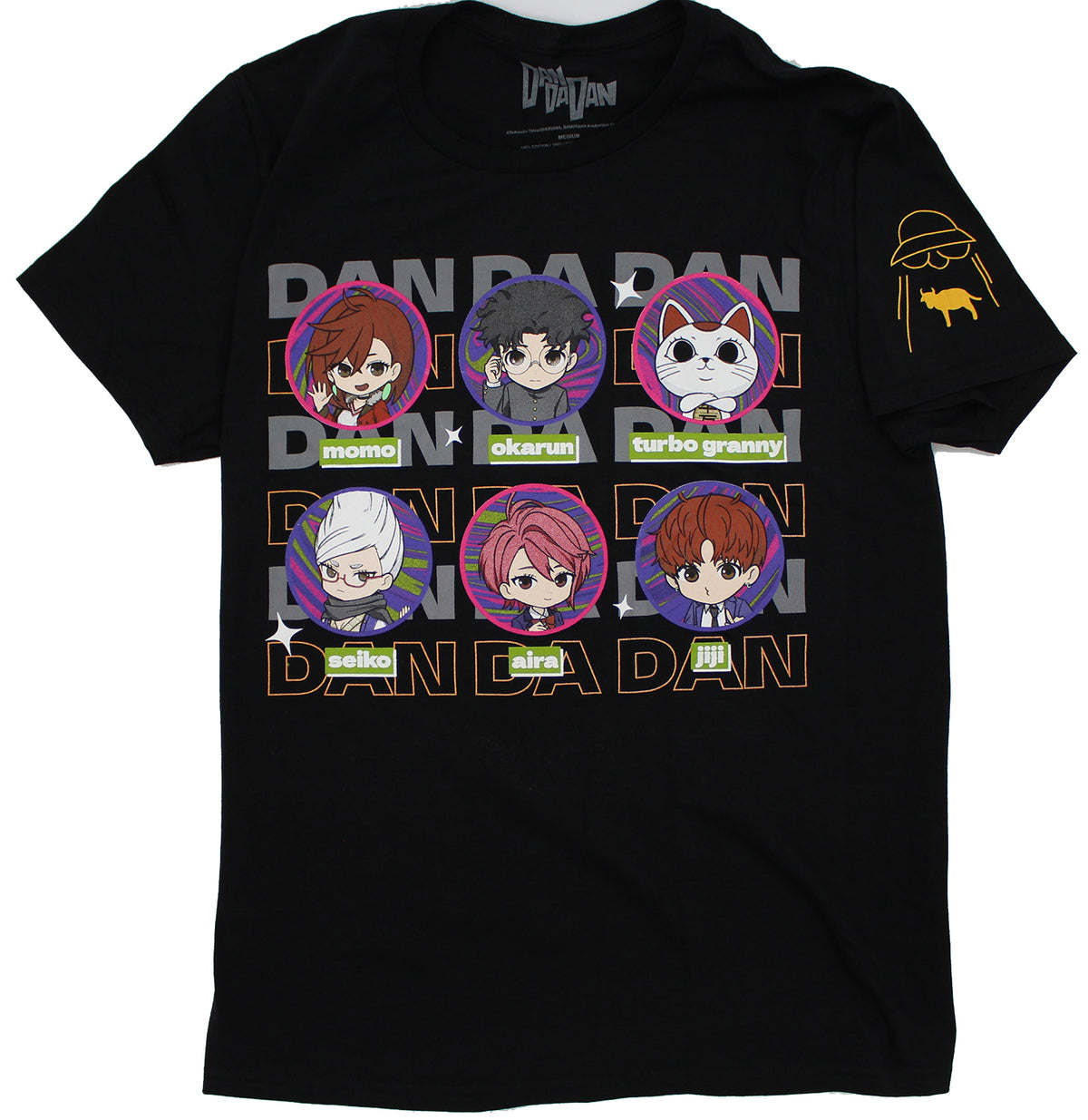 DAN DA DAN - SD GROUP BLACK MEN'S T-SHIRT