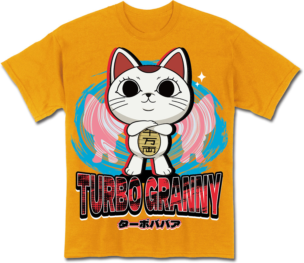 DAN DA DAN - TURBO GRANNY SD ART GOLD MEN'S T-SHIRT