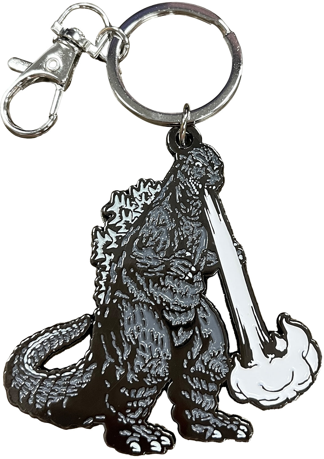 GODZILLA (ORIGINAL) - GODZILLA HEAT BEAM ENAMEL METAL KEYCHAIN